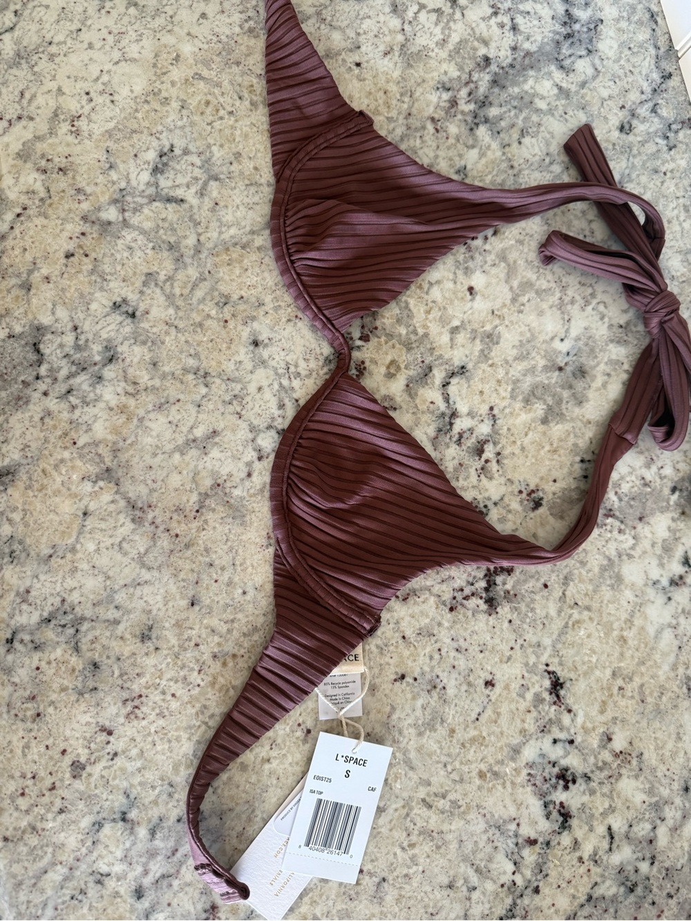 l*space Ribbed ISA top - Cafe - Picture 4 of 4